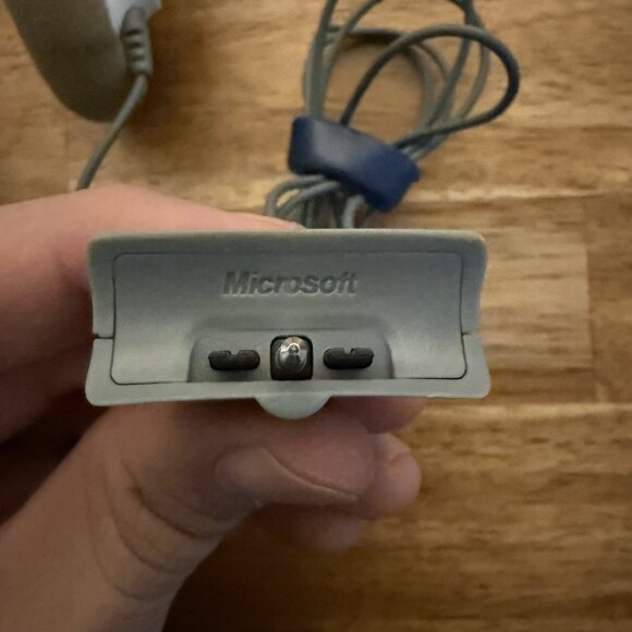 Microsoft Wired Headset with Microphone for Xbox 360 White/Grey READ - Picture 3 of 8